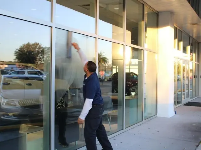 commercial window cleaning downtown mobile al — dauphin street storefront cleaning