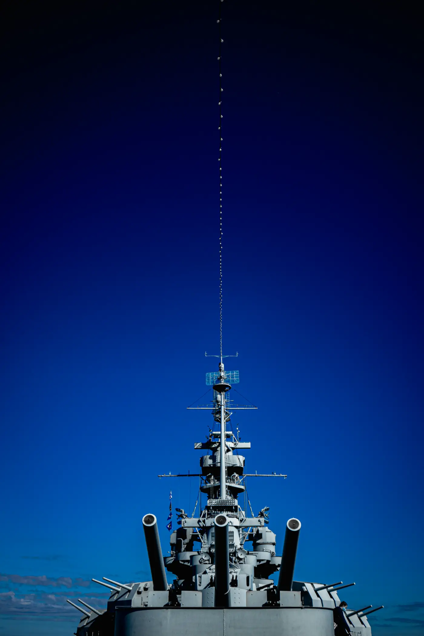 USS Alabama battleship at Battleship Memorial Park on Mobile Bay near Spanish Fort, AL
